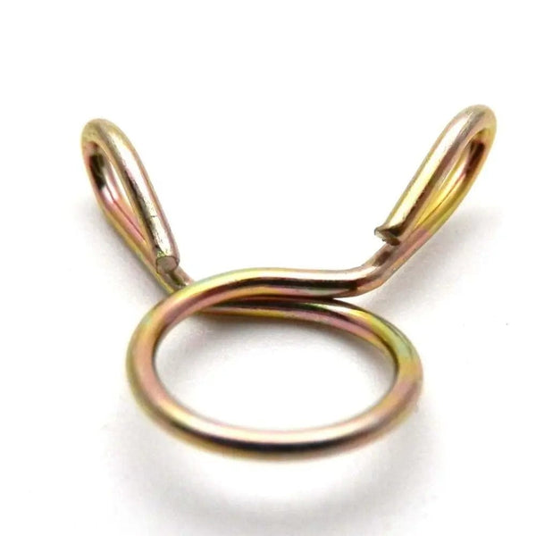 Planet Gates 10Pcs Air Tubing Hose Clamp Assortment Kit Fixed Spring Hoop 5-31MM Zinc Plated Pipe Clip