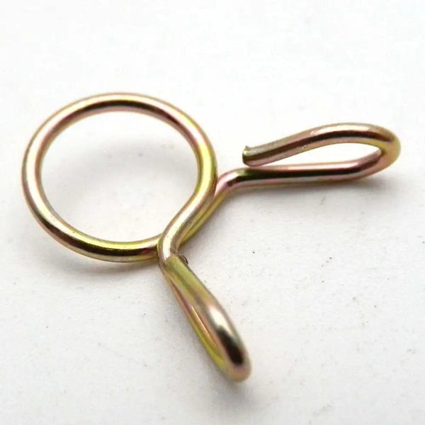 Planet Gates 10Pcs Air Tubing Hose Clamp Assortment Kit Fixed Spring Hoop 5-31MM Zinc Plated Pipe Clip