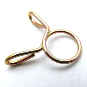 Planet Gates 10Pcs Air Tubing Hose Clamp Assortment Kit Fixed Spring Hoop 5-31MM Zinc Plated Pipe Clip