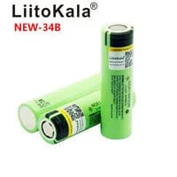 Planet Gates 10pcs battery Hot LiitoKala New Original NCR18650B 34B 3.7V 18650 3400mAh Rechargeable Lithium Battery Flashlight Battery
