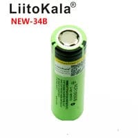 Planet Gates 10pcs battery Hot LiitoKala New Original NCR18650B 34B 3.7V 18650 3400mAh Rechargeable Lithium Battery Flashlight Battery