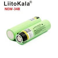 Planet Gates 10pcs battery Hot LiitoKala New Original NCR18650B 34B 3.7V 18650 3400mAh Rechargeable Lithium Battery Flashlight Battery
