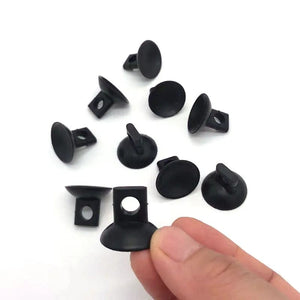 Planet Gates 10Pcs Black Aquarium Suction Cup Air Tube Holder Sucker for Fish Tank Pump Oxygen Air Tube Fixing Clip Accessories For Aquarium