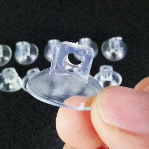 Planet Gates 10Pcs Black Aquarium Suction Cup Air Tube Holder Sucker for Fish Tank Pump Oxygen Air Tube Fixing Clip Accessories For Aquarium