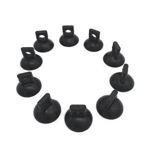 Planet Gates 10Pcs Black Aquarium Suction Cup Air Tube Holder Sucker for Fish Tank Pump Oxygen Air Tube Fixing Clip Accessories For Aquarium