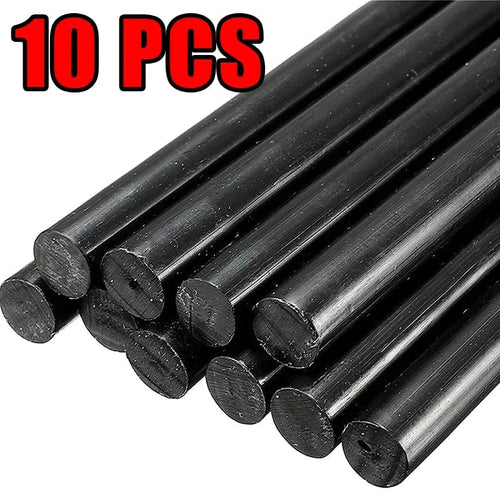 Planet Gates 10Pcs Black Cars Body Dent Repair Glue Sticks Car Glue Sticks Black High Adhesive Hot Melt Glue Stick Strong Adhesion Auto Repair Tool 10pcs