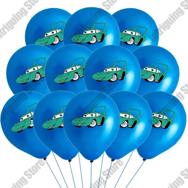 Planet Gates 10pcs blue / as picture Disney Cars Lightning McQueen 32" Number Balloon Set   Baby Shower Supplies Birthday Party Decorations Kids Toy Gifts Air Globos