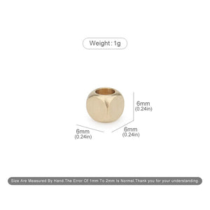 Planet Gates 10pcs Brass Small Beads Paracord Umbrella Rope Cord DIY Bead Keychain Bracelet