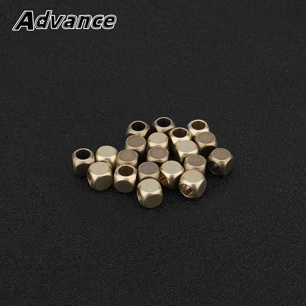 Planet Gates 10pcs Brass Small Beads Paracord Umbrella Rope Cord DIY Bead Keychain Bracelet