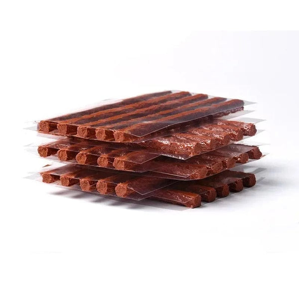 Planet Gates 10PCS brown 3.5mm Tubeless Tire Repair Strips Car Motorcycle Bike Tyre Puncture Repairing Plug Seal Tools Rubber Strip Tires Repair Tool
