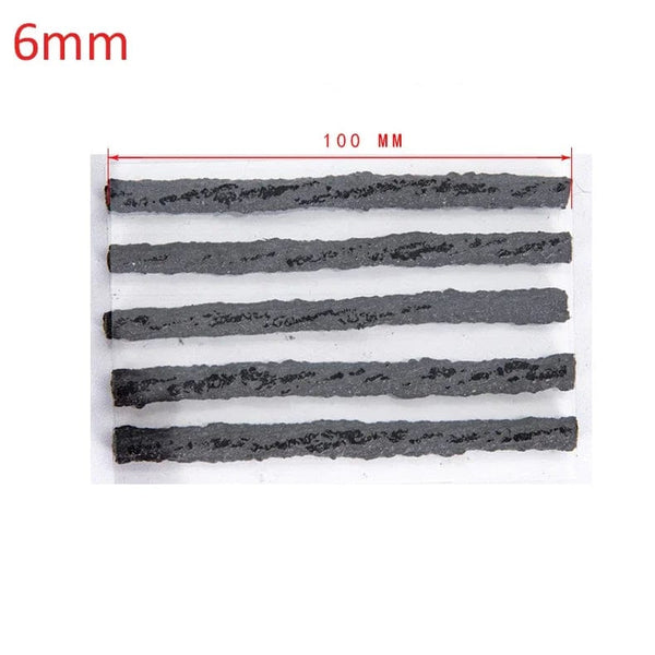 Planet Gates 10PCS brown 3.5mm Tubeless Tire Repair Strips Car Motorcycle Bike Tyre Puncture Repairing Plug Seal Tools Rubber Strip Tires Repair Tool