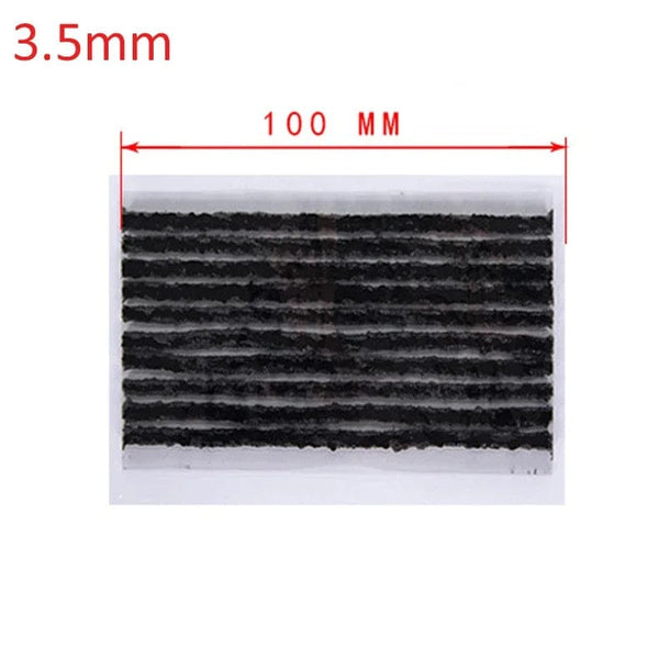 Planet Gates 10PCS brown 3.5mm Tubeless Tire Repair Strips Car Motorcycle Bike Tyre Puncture Repairing Plug Seal Tools Rubber Strip Tires Repair Tool