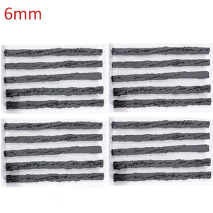 Planet Gates 10PCS brown 3.5mm Tubeless Tire Repair Strips Car Motorcycle Bike Tyre Puncture Repairing Plug Seal Tools Rubber Strip Tires Repair Tool