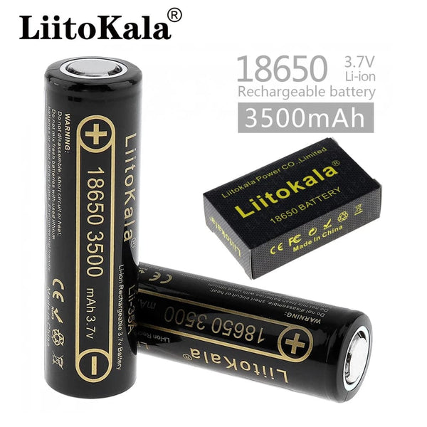 Planet Gates 10pcs / CHINA 1-20pcs 100% Original LiitoKala Lii-35A 3.7V 3500mAh 10A Discharging Rechargeable Batteries For  18650 Battery/UAV