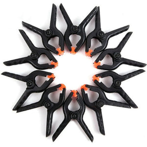 Planet Gates 10pcs / CHINA 10 Pack 2inch Plastic Nylon Adjustable Woodworking Clamps Wood Working Tools Spring Clip Carpentry Clamps Outillage Menuiserie