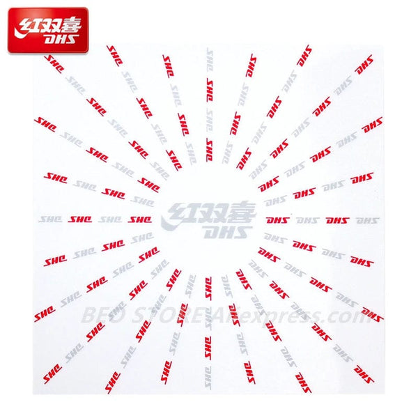 Planet Gates 10pcs DHS Table Tennis Protective film protector rubber ping pong paddle bat set accessories