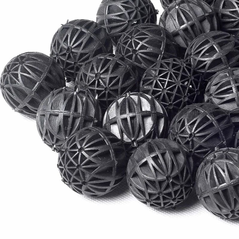 Planet Gates 10pcs Dia.26mm 10/20/40/50/100Pcs Aquarium Filter Media Bio Balls Portable Wet Dry Cotton For Air Pump Canister Clear Water Biological Balls