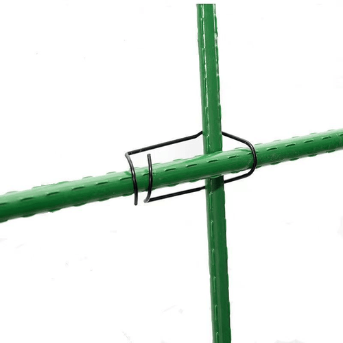 Planet Gates 10pcs For 20mm Rod 10pcs Steel Pipe Fixed Spring Clip for Climbing Vines & Flower Support Columns