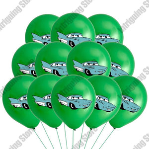 Planet Gates 10pcs green / as picture Disney Cars Lightning McQueen 32" Number Balloon Set   Baby Shower Supplies Birthday Party Decorations Kids Toy Gifts Air Globos