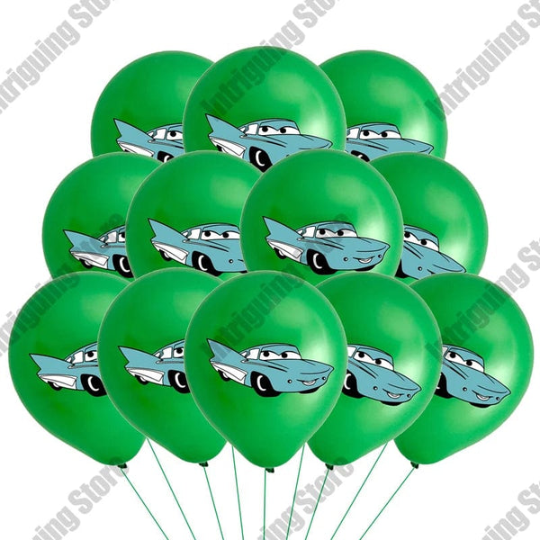 Planet Gates 10pcs green / as picture Disney Cars Lightning McQueen 32" Number Balloon Set   Baby Shower Supplies Birthday Party Decorations Kids Toy Gifts Air Globos