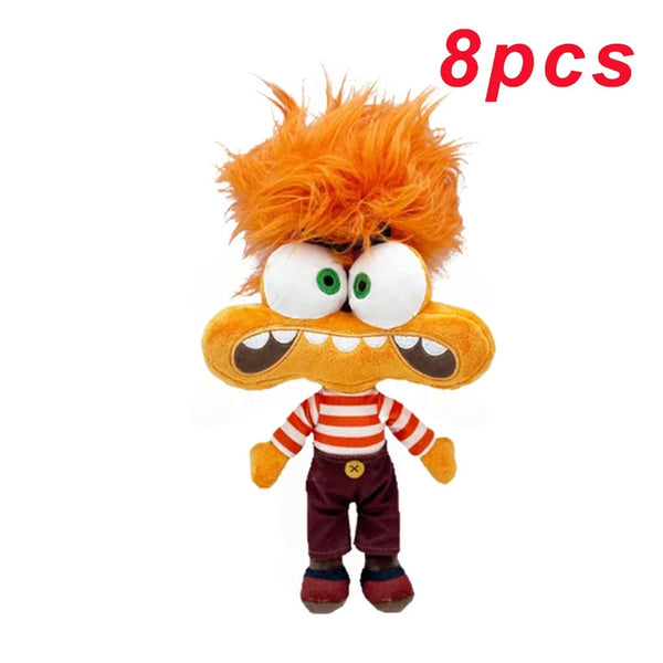 Planet Gates 10pcs inside out 13 Inside Out 2 Plush Dolls Inside Out Plush Toy Cute Cartoon Plushie Doll Soft Stuffed Anime Periphery Toys Kids Birthday Gifts