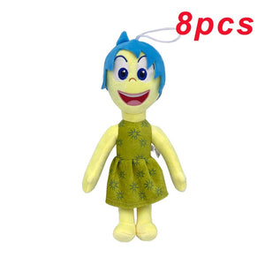Planet Gates 10pcs inside out 13 Inside Out 2 Plush Dolls Inside Out Plush Toy Cute Cartoon Plushie Doll Soft Stuffed Anime Periphery Toys Kids Birthday Gifts