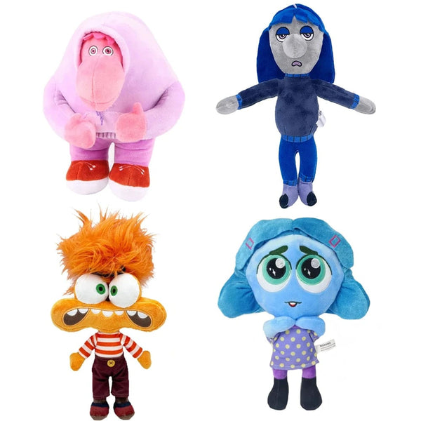 Planet Gates 10pcs inside out 13 Inside Out 2 Plush Dolls Inside Out Plush Toy Cute Cartoon Plushie Doll Soft Stuffed Anime Periphery Toys Kids Birthday Gifts