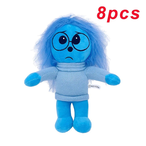 Planet Gates 10pcs inside out 13 Inside Out 2 Plush Dolls Inside Out Plush Toy Cute Cartoon Plushie Doll Soft Stuffed Anime Periphery Toys Kids Birthday Gifts