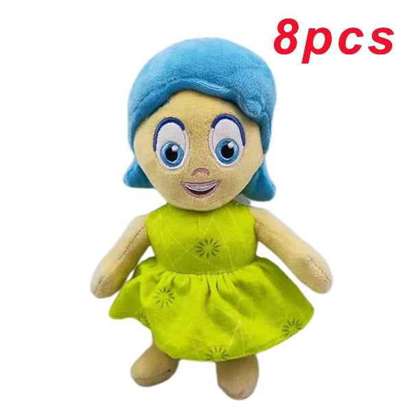 Planet Gates 10pcs inside out 13 Inside Out 2 Plush Dolls Inside Out Plush Toy Cute Cartoon Plushie Doll Soft Stuffed Anime Periphery Toys Kids Birthday Gifts