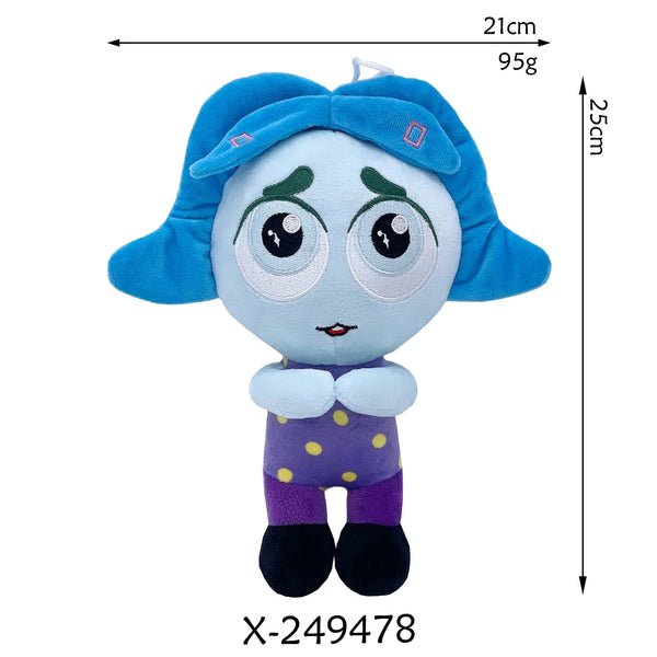 Planet Gates 10pcs inside out 13 Inside Out 2 Plush Dolls Inside Out Plush Toy Cute Cartoon Plushie Doll Soft Stuffed Anime Periphery Toys Kids Birthday Gifts