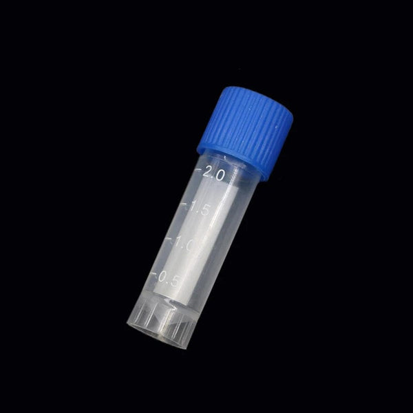 Planet Gates 10PCS Laboratory Chemical Plastic Test Tube Vial Sealing Cap Packaging Container Office School Chemicals 2ML Laboratory