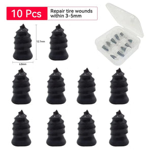 Planet Gates 10pcs Large 1/5/10pcs Vacuum Car Tyre Repair Rubber Nail Set Universal Tire Screw Tubeless Repair Tools Accessories Kit for Motorcycle Truck