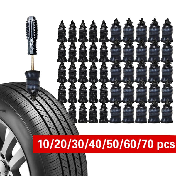 Planet Gates 10pcs mix Car Motorcycle Vacuum Tyre Repair Nails 10/20/30/70PCS Universal Tire Screw Tubeless Repair Tools Accessories Kit Car Accessory