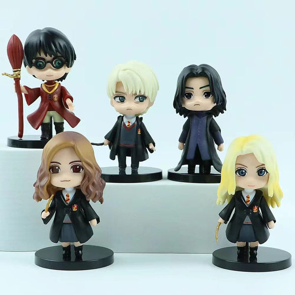 Planet Gates 10pcs New 10Pcs/Set Harry Potters Figures Anime Q Version PVC Doll Toys Movies Car Cake Decoration Children Birthday Christmas Gift