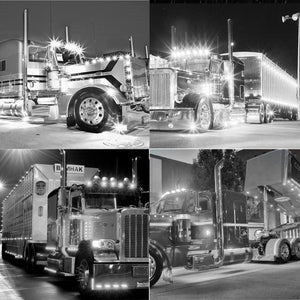 Planet Gates 10pcs New Upgraded 12V-24V Universal LED Front Rear Side Indicator Marker Light Bulb For Truck RV Car Bus Trailer Van Caravan Boat - Amber/Red/White