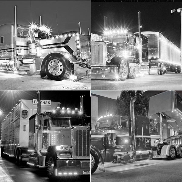 Planet Gates 10pcs New Upgraded 12V-24V Universal LED Front Rear Side Indicator Marker Light Bulb For Truck RV Car Bus Trailer Van Caravan Boat - Amber/Red/White