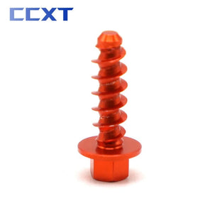 Planet Gates 10Pcs Orange 10Pcs CNC Motorcycle Self Tapping Screw Bolt Kit For KTM SX SXF XC XCW XCF EXC EXCF 125-530 2004-2021 2022 2023 Universal Parts