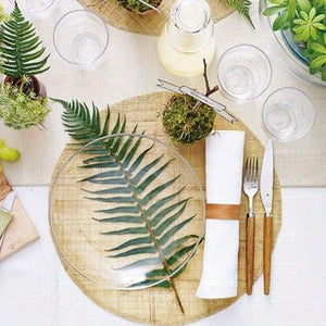 Planet Gates 10pcs, Placemats, Round Burlap Jute Fabric Round Table Pads, Natural Style Rustic Table Decoration Mat, Coffee Table Pad, Household Bowl Plate Mat, Home Decoration