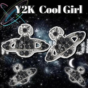 Planet Gates 10pcs Planet Nail Charms Y2K 3D Nail Rhinestones Gems Silver Diamond Jewelry Kawaii DIY Nail Art Decoration Supplies