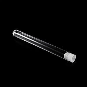 Planet Gates 10Pcs Plastic Test Tubes Lab Test Tool With Screw Cap Transparent 15 * 150mm