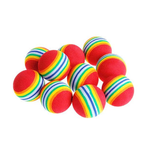 Planet Gates 10pcs rainbow ball / CHINA Magic Organ Cat Toy Cats Scratcher Scratch Board Round Corrugated Scratching Post Toys for Cats Grinding Claw Cat Accessories
