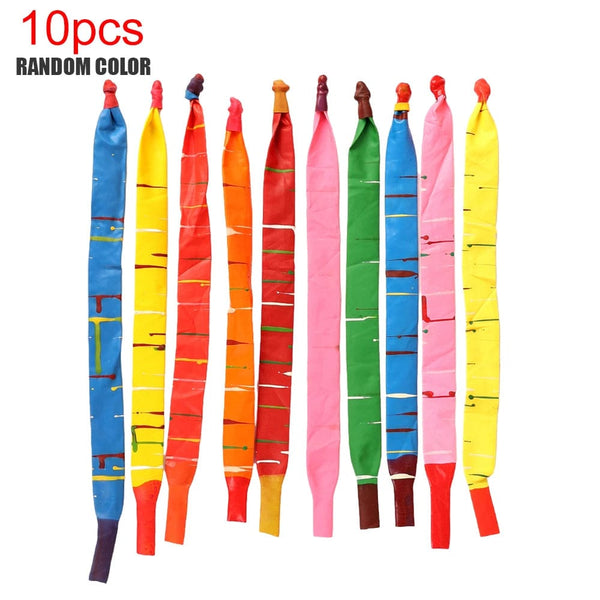 Planet Gates 10pcs random 10/20PCS Rocket Long Balloons Inflatable Flying Air Balls Toys Children Birthday Party Decoration Latex Balloons Classic Toys