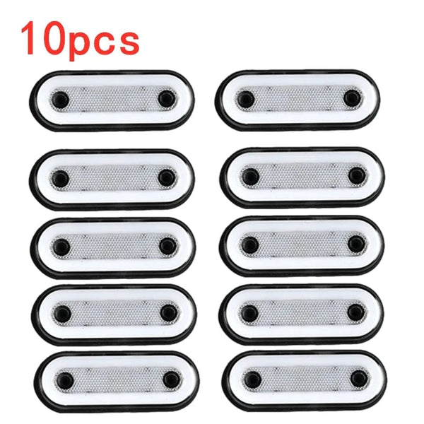 Planet Gates 10Pcs Red A / CHINA 10pcs/4pcs 12V-24V Truck Side Marker Light LED Trailer Lights Reflector Van Clearance Lights For Scania For DAF truck For Isuzu