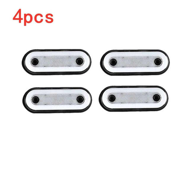 Planet Gates 10Pcs Red A / CHINA 10pcs/4pcs 12V-24V Truck Side Marker Light LED Trailer Lights Reflector Van Clearance Lights For Scania For DAF truck For Isuzu