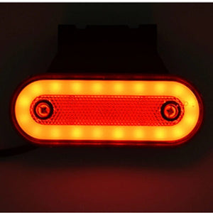 Planet Gates 10Pcs Red A / CHINA 10pcs/4pcs 12V-24V Truck Side Marker Light LED Trailer Lights Reflector Van Clearance Lights For Scania For DAF truck For Isuzu