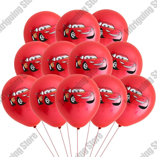 Planet Gates 10pcs red / as picture Disney Cars Lightning McQueen 32" Number Balloon Set   Baby Shower Supplies Birthday Party Decorations Kids Toy Gifts Air Globos