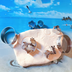 Planet Gates 10PCS Set 10pcs Pie Molds, Biscuit Mold, Easter Kitchen Utensils, Pie Molds And Silicone Boxes, Suitable For Fruit Cutting, Bread Cutting, Baking Assistant