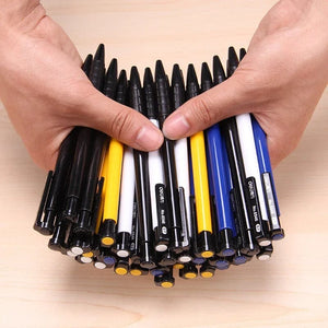 Planet Gates 10Pcs/set Press Ball Pen Roller Ball Pen 0.7mm Ballpoint Pen for Students Stationery Office School Supplies
