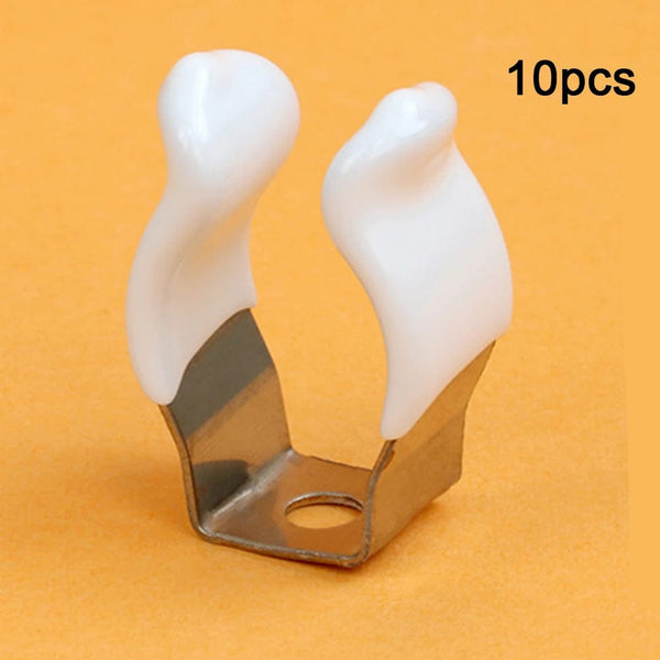 Planet Gates 10pcs Spring Terry Clips Clamp Pipes 10/12/16/19/25/28mm Base Tool Clips Heavy Duty Pipes Clamp Holders Tube Fixing Clips