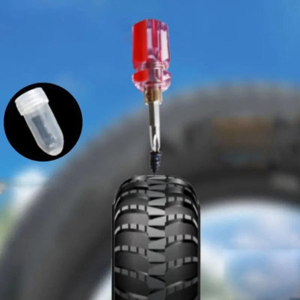Planet Gates 10pcs Tire Repair Nail Self-Tapping Screw Plastic Nail Soft Rubber Screw Suitable For Car Motorcycle Tire Puncture Repair